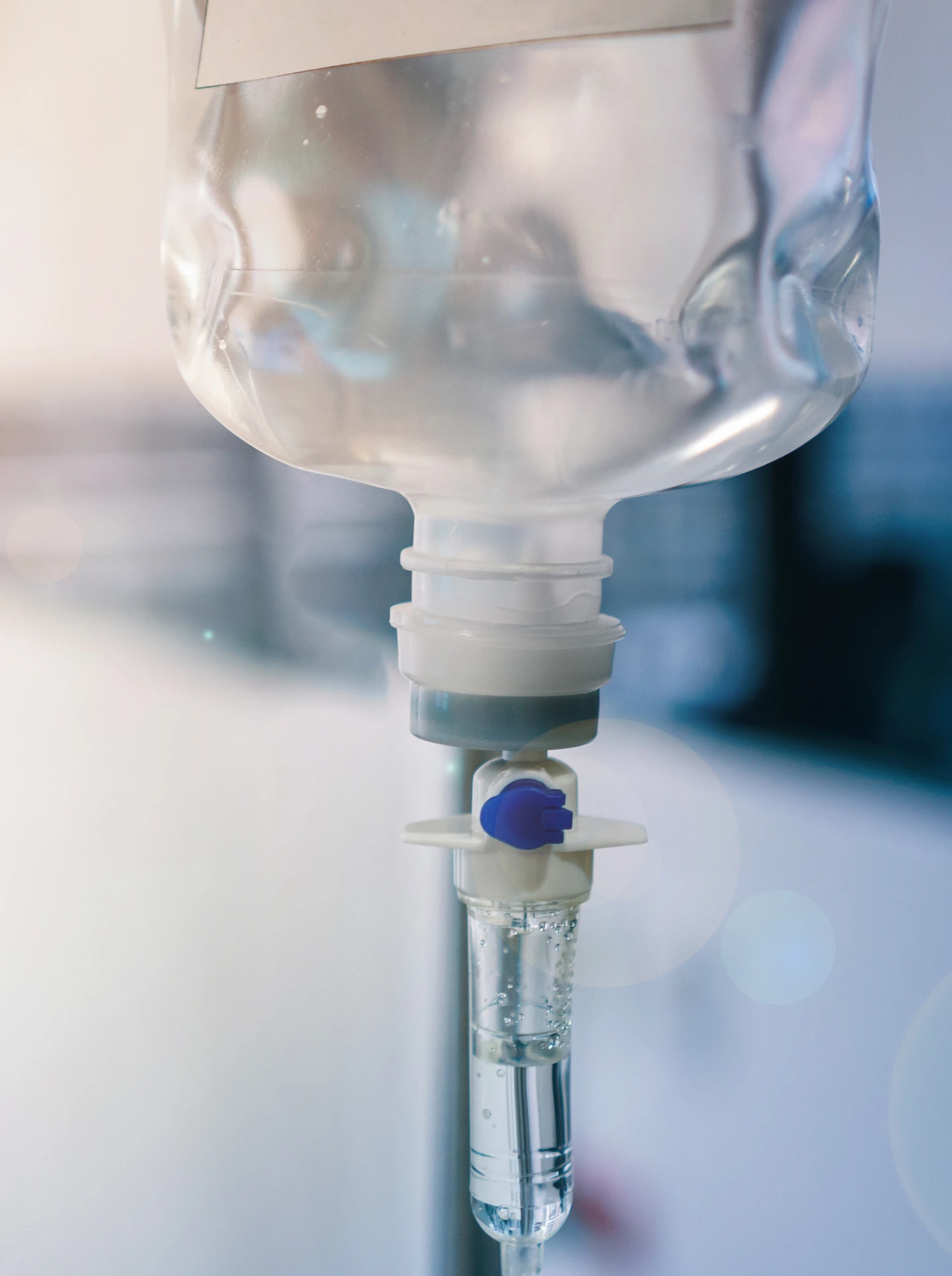 close up of a drip
